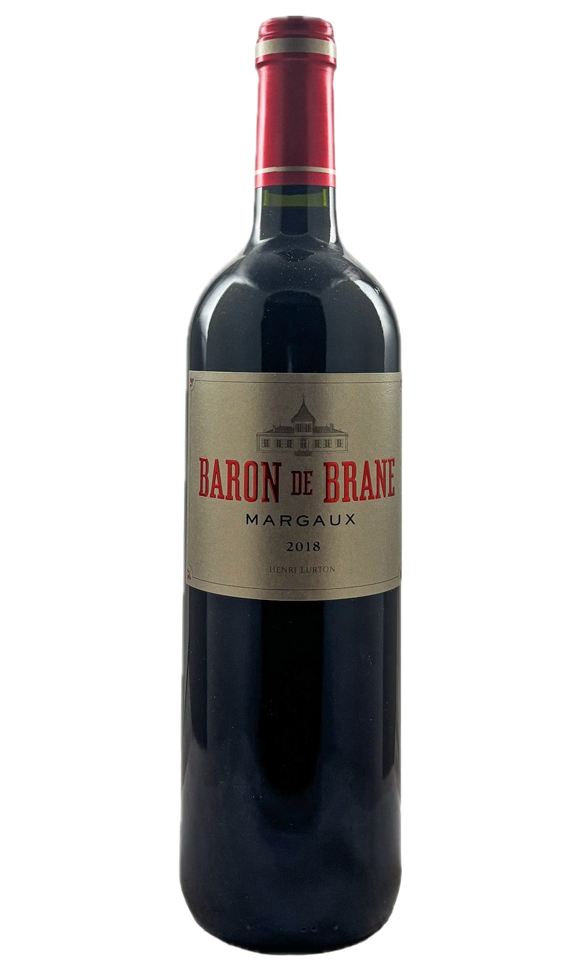 Bottle of Chateau Brane-Cantenac, Le Baron de Brane' Margaux, 2018 - Red Wine - Flatiron Wines & Spirits - New York