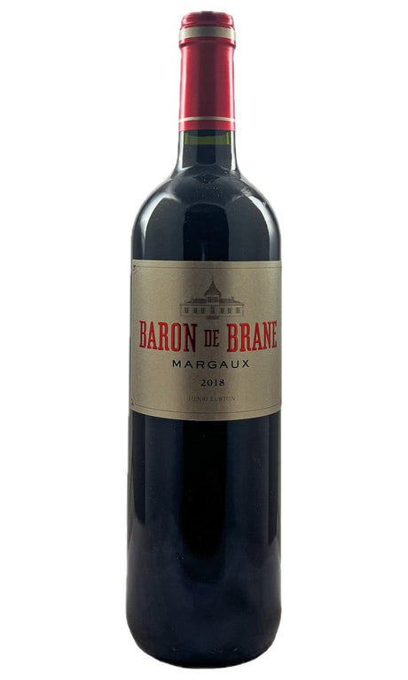 Bottle of Chateau Brane-Cantenac, Le Baron de Brane' Margaux, 2018 - Red Wine - Flatiron Wines & Spirits - New York