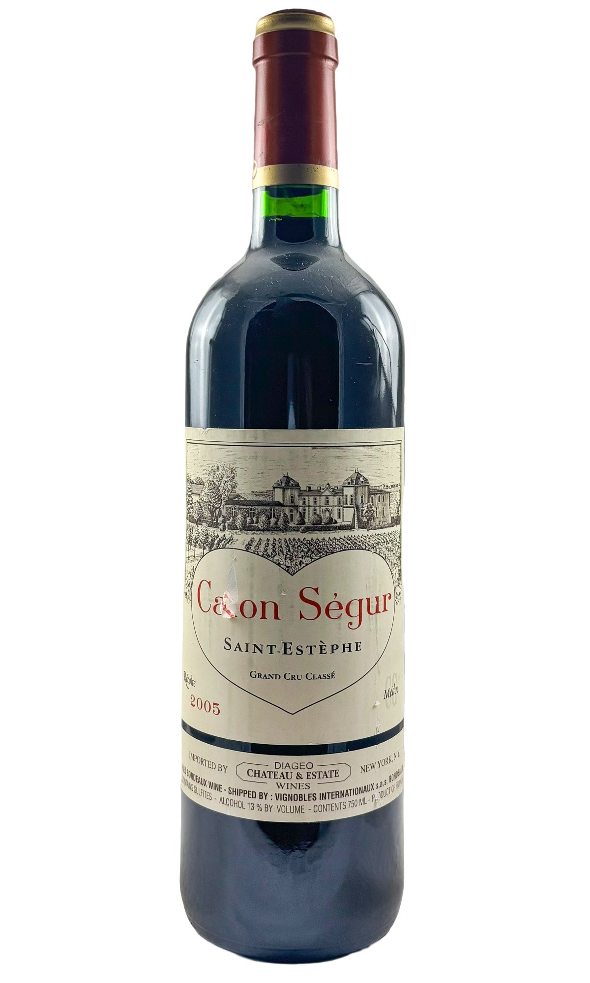 Bottle of Chateau Calon Segur, Saint-Estephe, 2005 - Red Wine - Flatiron Wines & Spirits - New York