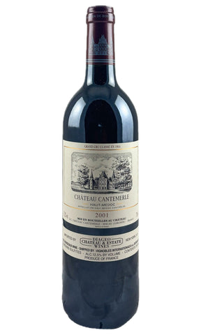 Bottle of Chateau Cantemerle, Haut-Medoc, 2001 - Red Wine - Flatiron Wines & Spirits - New York