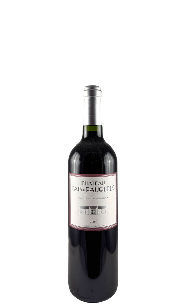 Bottle of Chateau Cap de Faugeres, Cotes de Castillon, 2016 - Red Wine - Flatiron Wines & Spirits - New York