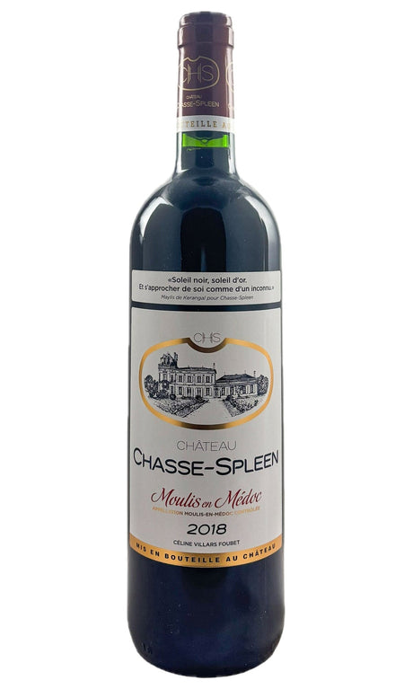 Bottle of Chateau Chasse-Spleen, Moulis-en-Medoc, 2018 - Red Wine - Flatiron Wines & Spirits - New York