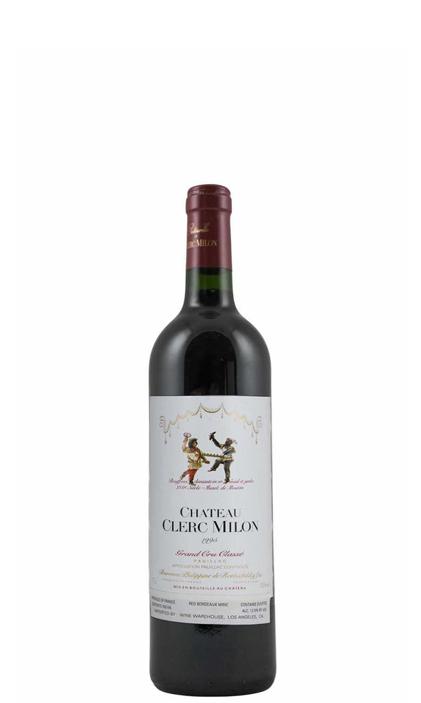 Bottle of Chateau Clerc Milon, Pauillac, 1995 - Red Wine - Flatiron Wines & Spirits - New York