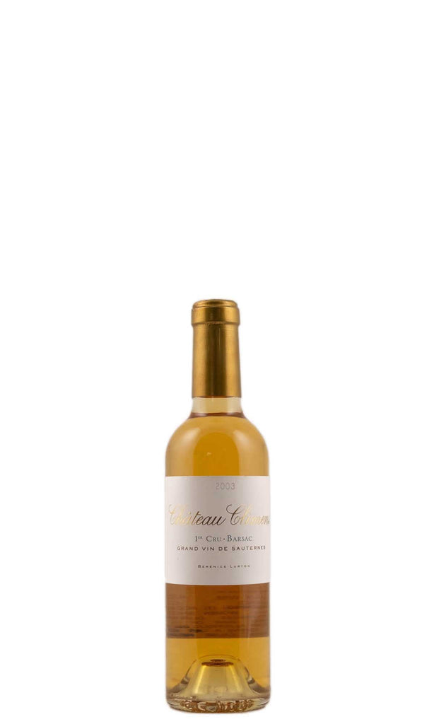 Bottle of Chateau Climens, Sauternes, 2003 (375ml) - Dessert Wine - Flatiron Wines & Spirits - New York