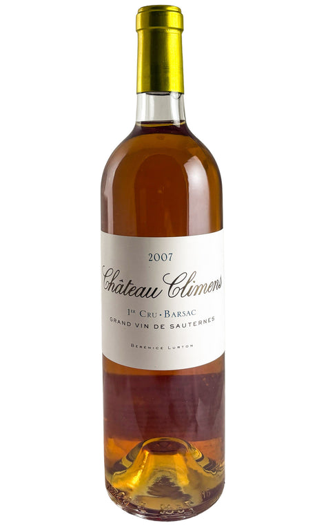 Bottle of Chateau Climens, Sauternes, 2007 - Dessert Wine - Flatiron Wines & Spirits - New York