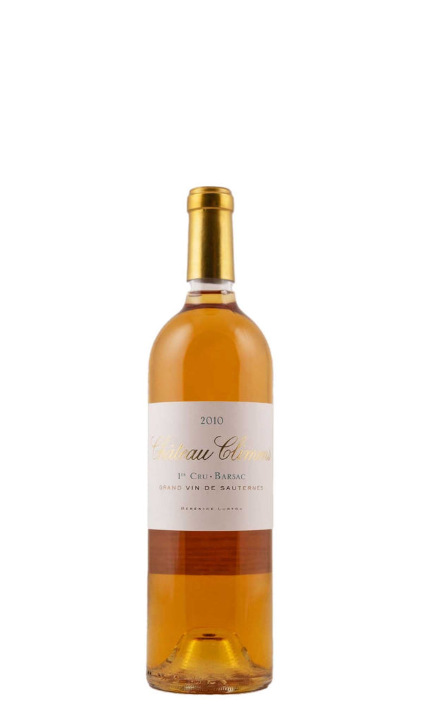 Bottle of Chateau Climens, Sauternes, 2010 - Dessert Wine - Flatiron Wines & Spirits - New York