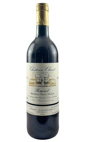 Bottle of Chateau Clinet, Pomerol, 1990 - Red Wine - Flatiron Wines & Spirits - New York