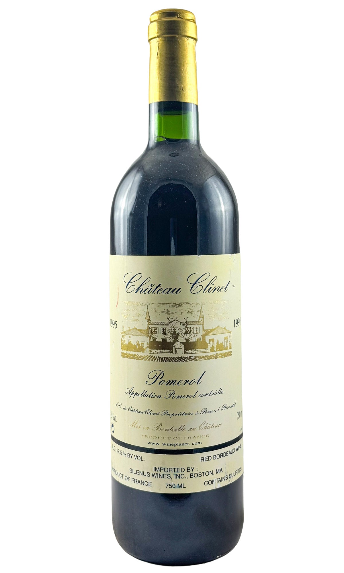 Bottle of Chateau Clinet, Pomerol, 1995 - Red Wine - Flatiron Wines & Spirits - New York