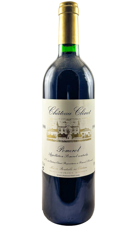 Bottle of Chateau Clinet, Pomerol, 1998 - Red Wine - Flatiron Wines & Spirits - New York