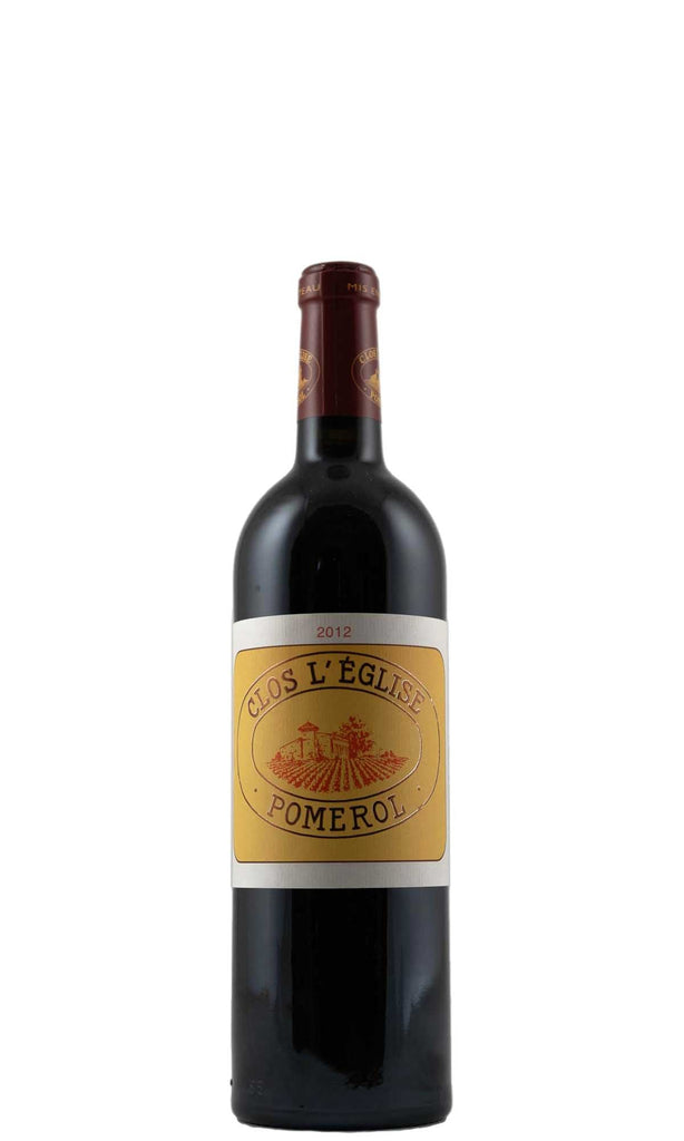 Bottle of Chateau Clos L'Eglise, Pomerol, 2012 - Red Wine - Flatiron Wines & Spirits - New York
