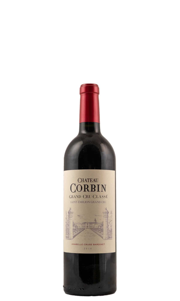 Bottle of Chateau Corbin, Saint-Emilion Grand Cru, 2016 - Red Wine - Flatiron Wines & Spirits - New York