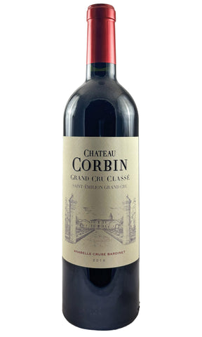 Bottle of Chateau Corbin, Saint Emilion Grand Cru, 2019 - Red Wine - Flatiron Wines & Spirits - New York