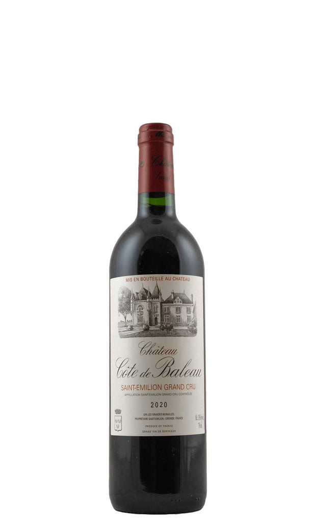 Bottle of Chateau Cote de Baleau, Saint Emilion, 2020 - Red Wine - Flatiron Wines & Spirits - New York