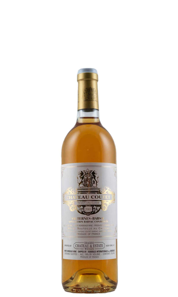 Bottle of Chateau Coutet, Barsac (Sauternes), 2001 - Dessert Wine - Flatiron Wines & Spirits - New York