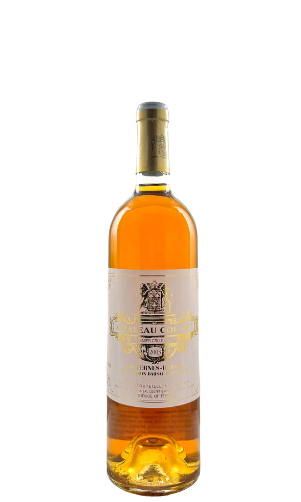 Bottle of Chateau Coutet, Sauternes, 2003 - Dessert Wine - Flatiron Wines & Spirits - New York