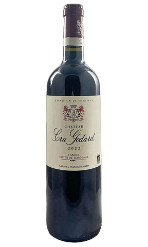 Bottle of Chateau Cru Godard, Francs Cotes de Bordeaux, 2022 - Red Wine - Flatiron Wines & Spirits - New York