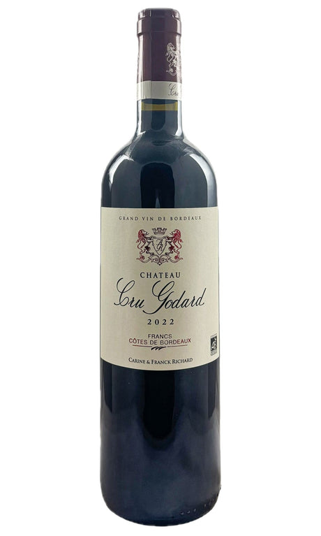 Bottle of Chateau Cru Godard, Francs Cotes de Bordeaux, 2022 - Red Wine - Flatiron Wines & Spirits - New York