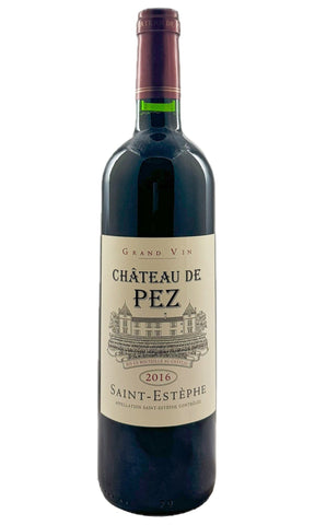 Bottle of Chateau De Pez, Saint Estephe, 2016 - Red Wine - Flatiron Wines & Spirits - New York