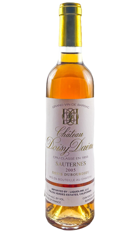 Bottle of Chateau Doisy Daene, Sauternes, 2005 (375ml) - Dessert Wine - Flatiron Wines & Spirits - New York