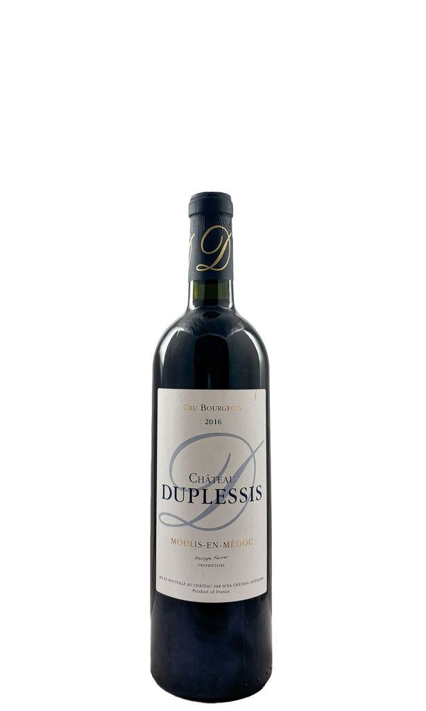 Bottle of Chateau Duplessis, Moulis-en-Medoc Red, 2016 - Red Wine - Flatiron Wines & Spirits - New York