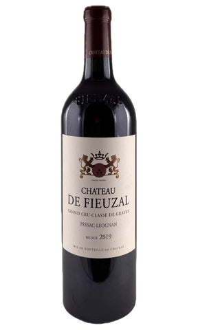 Bottle of Chateau Fieuzal, Pessac Leognan Rouge, 2019 - Red Wine - Flatiron Wines & Spirits - New York