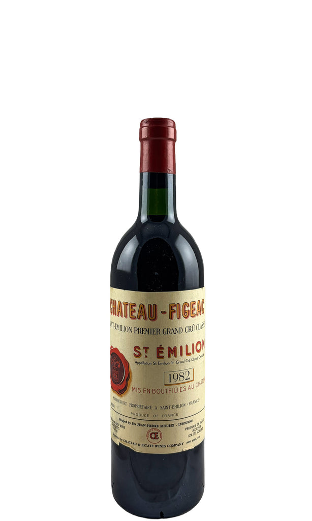 Bottle of Chateau Figeac, Saint-Emilion, 1982 - Red Wine - Flatiron Wines & Spirits - New York