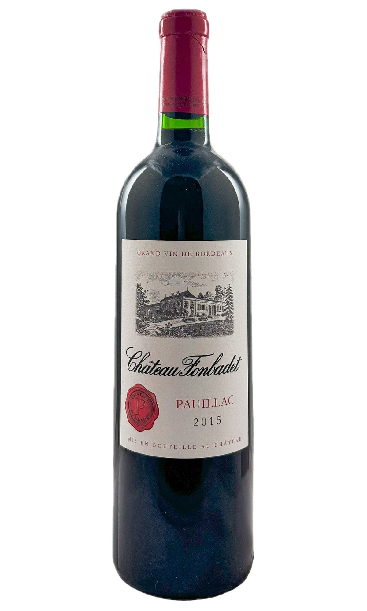 Bottle of Chateau Fonbadet, Pauillac, 2015 - Red Wine - Flatiron Wines & Spirits - New York