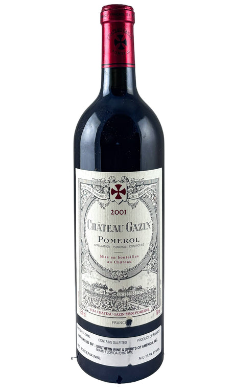 Bottle of Chateau Gazin, Pomerol, 2001 - Red Wine - Flatiron Wines & Spirits - New York