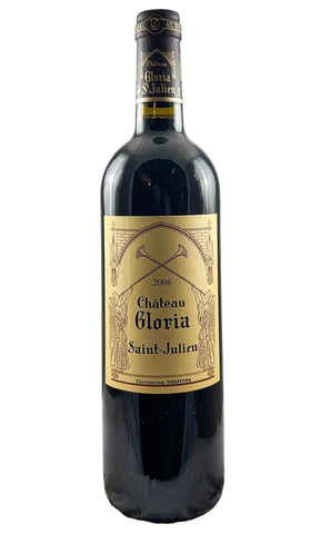 Bottle of Chateau Gloria, Saint-Julien, 2008 - Red Wine - Flatiron Wines & Spirits - New York