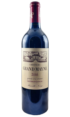 Bottle of Chateau Grand Mayne, Saint-Emilion, 2016 - - Flatiron Wines & Spirits - New York