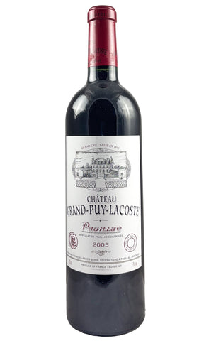 Bottle of Chateau Grand-Puy-Lacoste, Pauillac, 2005 - Red Wine - Flatiron Wines & Spirits - New York