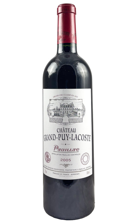 Bottle of Chateau Grand-Puy-Lacoste, Pauillac, 2005 - Red Wine - Flatiron Wines & Spirits - New York
