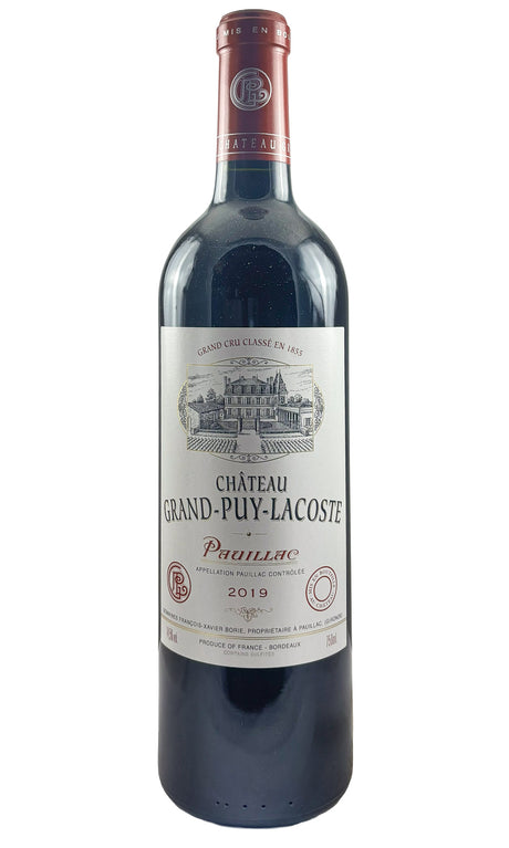 Bottle of Chateau Grand-Puy-Lacoste, Paulilac, 2019 - Red Wine - Flatiron Wines & Spirits - New York