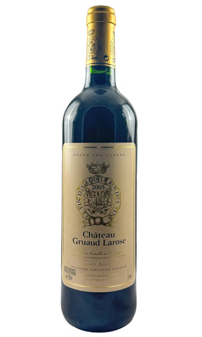 Bottle of Chateau Gruaud-Larose, Saint Julien, 2005 - Red Wine - Flatiron Wines & Spirits - New York