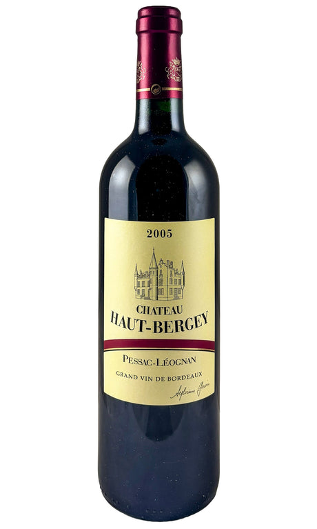 Bottle of Chateau Haut Bergey, Graves, 2005 - Red Wine - Flatiron Wines & Spirits - New York