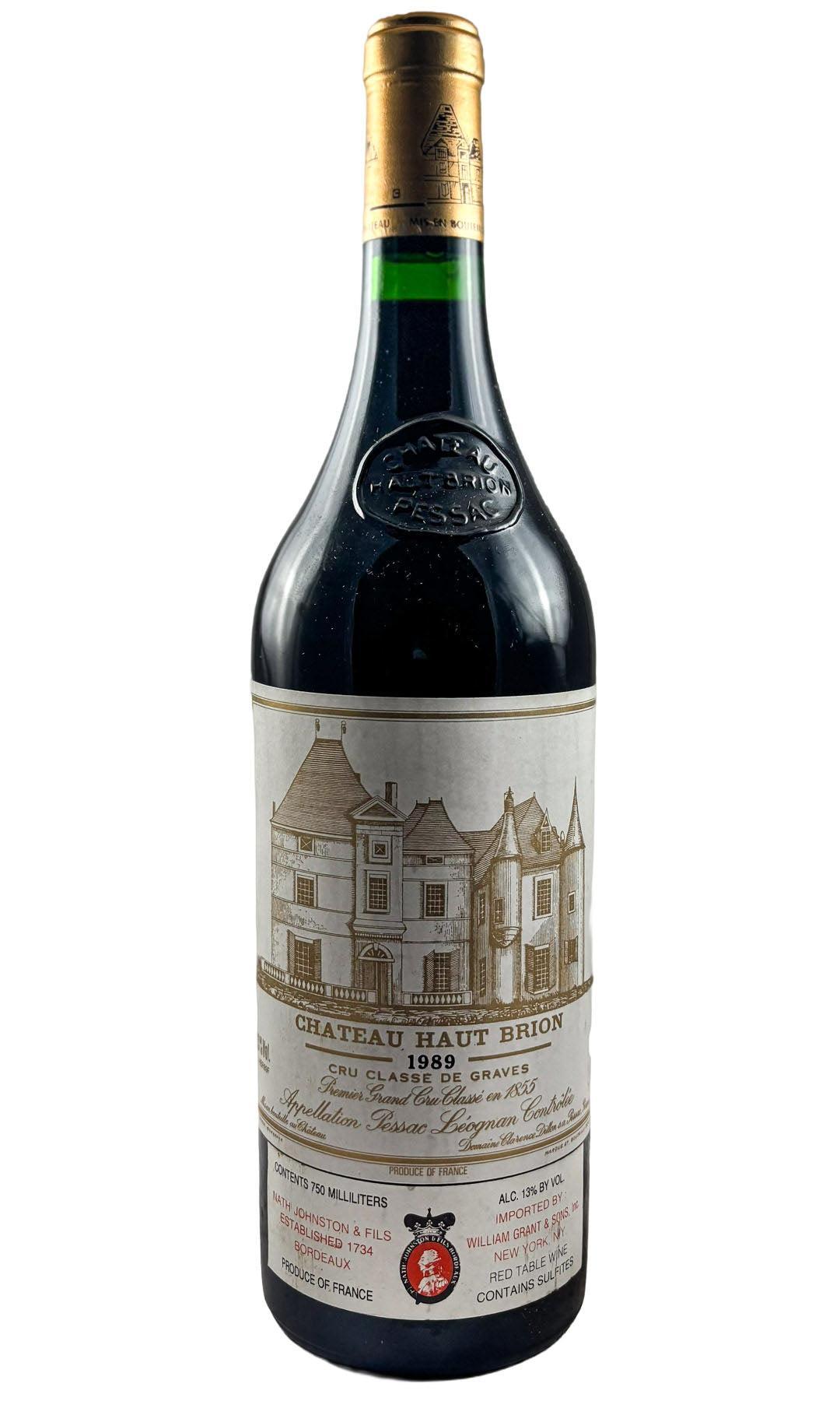 Bottle of Chateau Haut-Brion, Pessac-Leognan, 1989 - Red Wine - Flatiron Wines & Spirits - New York