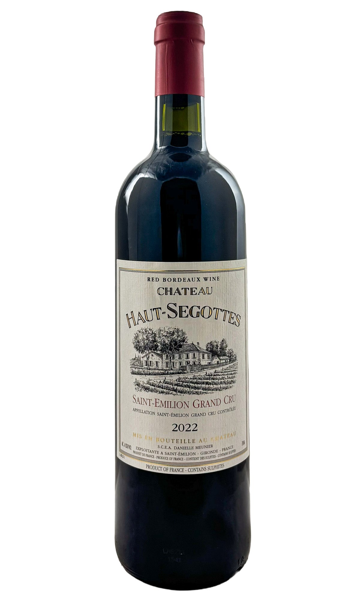 Bottle of Chateau Haut-Segottes, Saint-Emilion Grand Cru, 2022 - Red Wine - Flatiron Wines & Spirits - New York