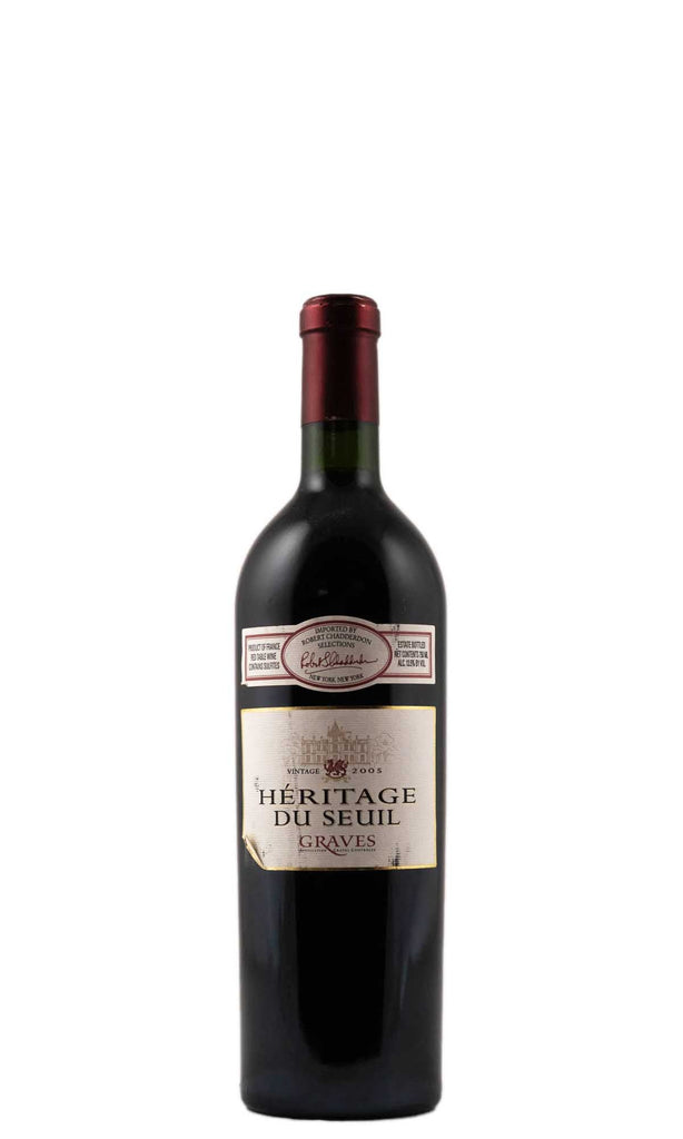 Bottle of Chateau Heritage, Graves Heritage du Seuil, 2005 - Red Wine - Flatiron Wines & Spirits - New York