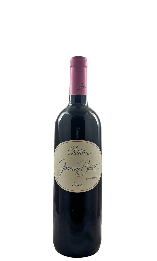 Bottle of Chateau Joanin Becot, Castillon Cotes de Bordeaux, 2018 - Red Wine - Flatiron Wines & Spirits - New York
