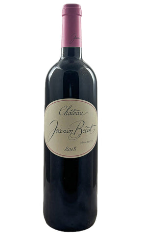 Bottle of Chateau Joanin Becot, Castillon Cotes de Bordeaux, 2018 - Red Wine - Flatiron Wines & Spirits - New York