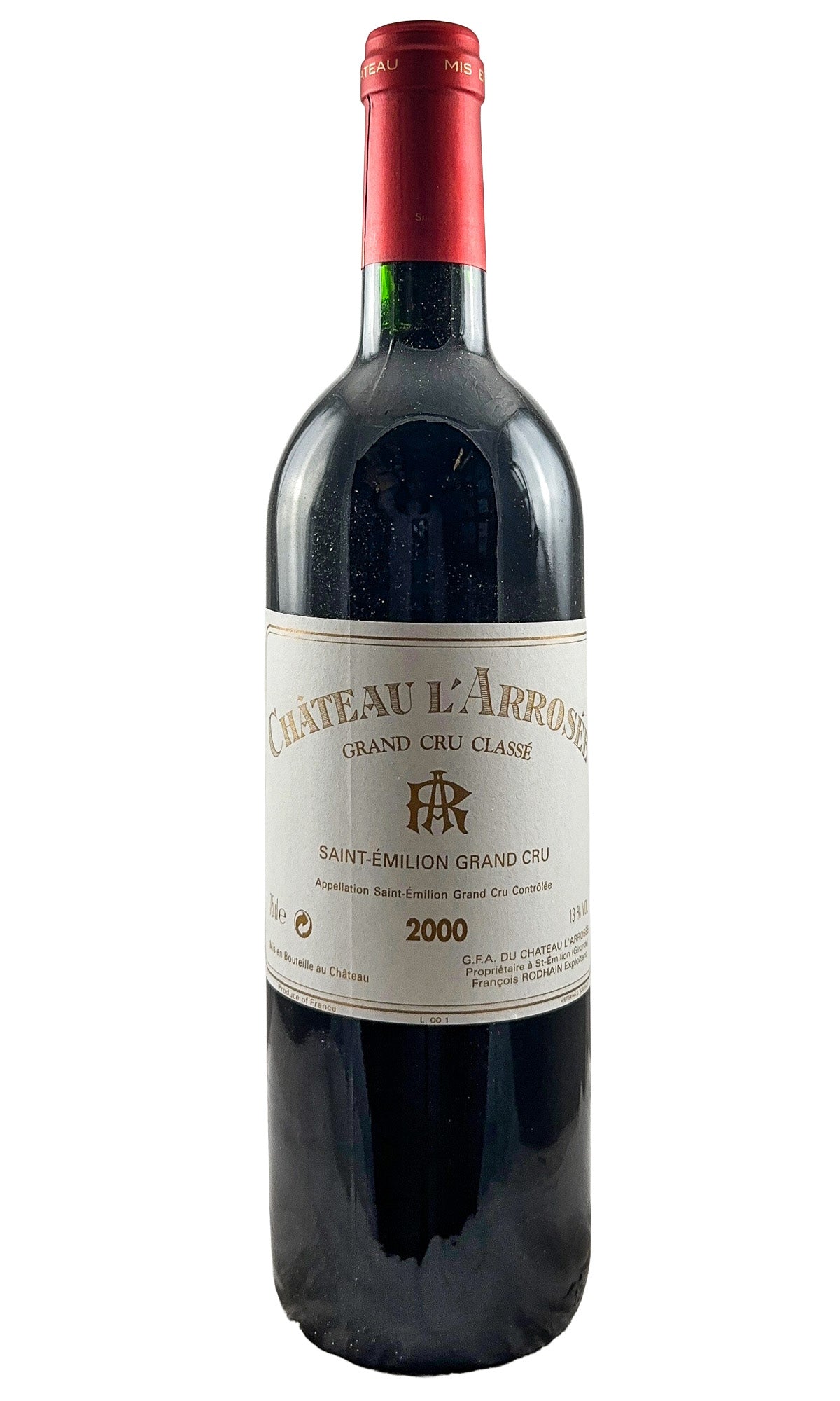 Bottle of Chateau L’Arrosee, Saint Emilion Grand Cru Classe, 2000 - Red Wine - Flatiron Wines & Spirits - New York