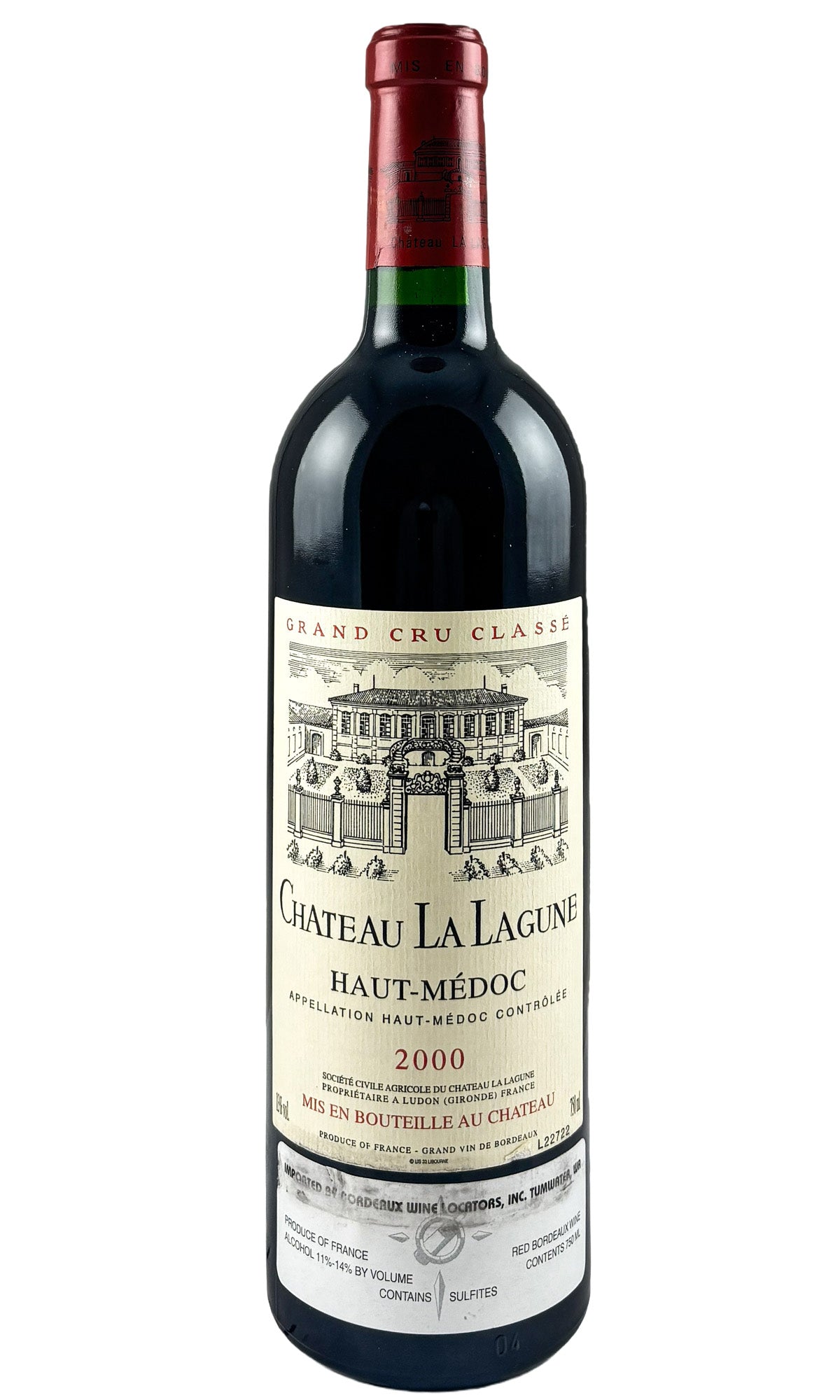 Bottle of Chateau La Lagune, Medoc, 2000 - Red Wine - Flatiron Wines & Spirits - New York