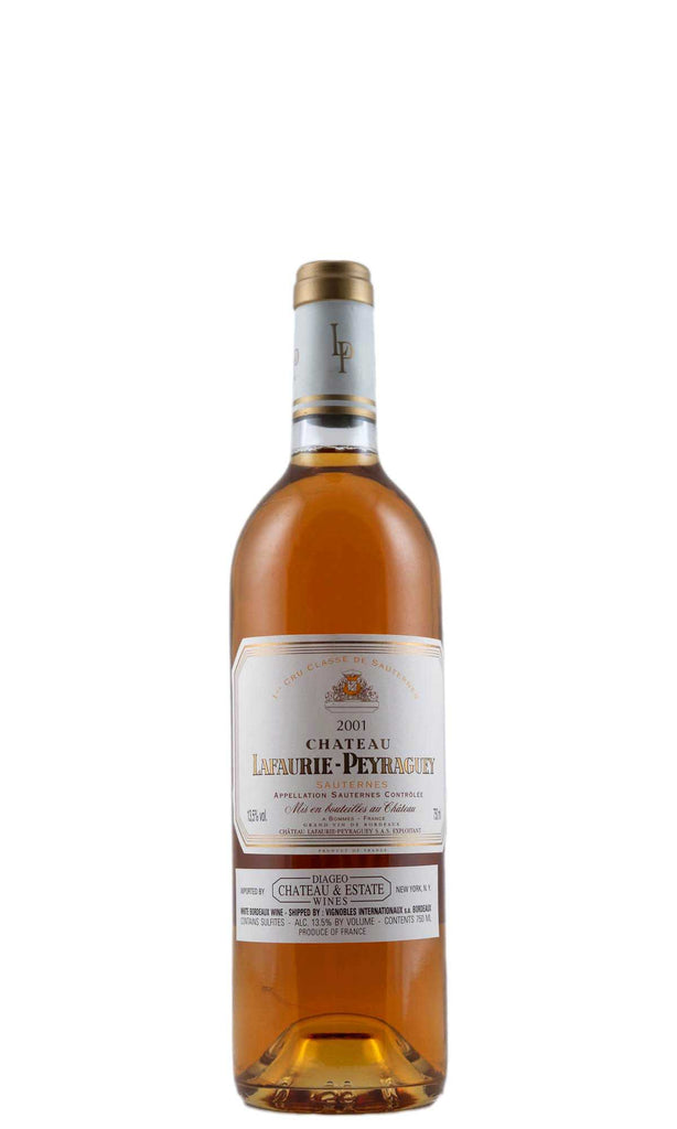 Bottle of Chateau Lafaurie Peyraguey, Sauternes, 2001 - Dessert Wine - Flatiron Wines & Spirits - New York