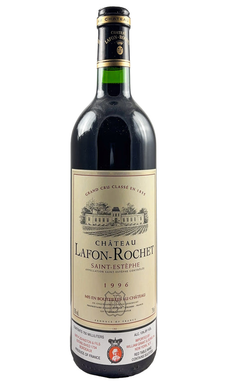 Bottle of Chateau Lafon-Rochet, Saint-Estephe, 1996 - Red Wine - Flatiron Wines & Spirits - New York