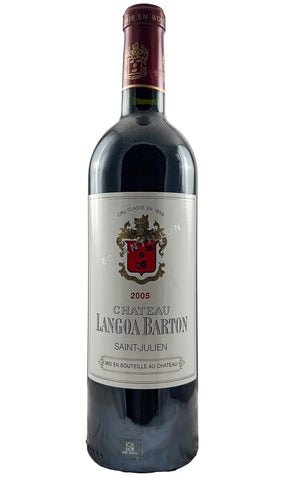 Bottle of Chateau Langoa Barton, Saint Julien, 2005 - Red Wine - Flatiron Wines & Spirits - New York