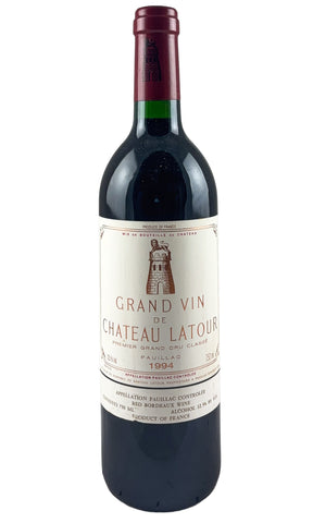 Bottle of Chateau Latour, Pauillac, 1994 - Red Wine - Flatiron Wines & Spirits - New York