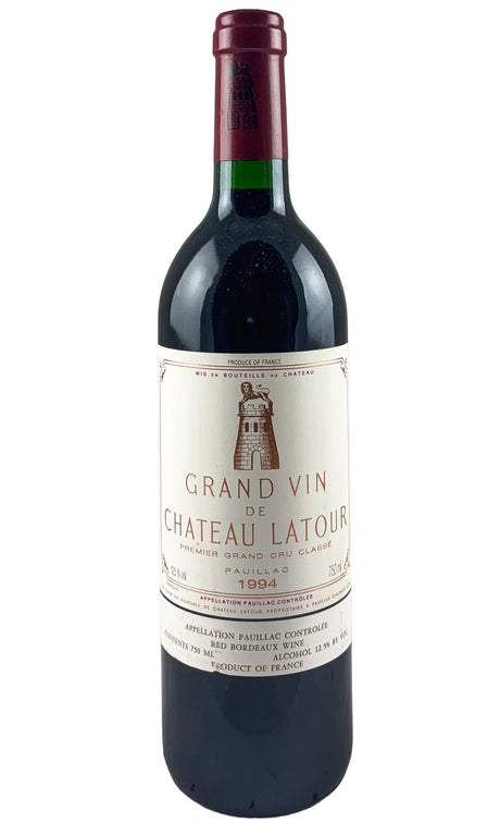 Bottle of Chateau Latour, Pauillac, 1994 - Red Wine - Flatiron Wines & Spirits - New York