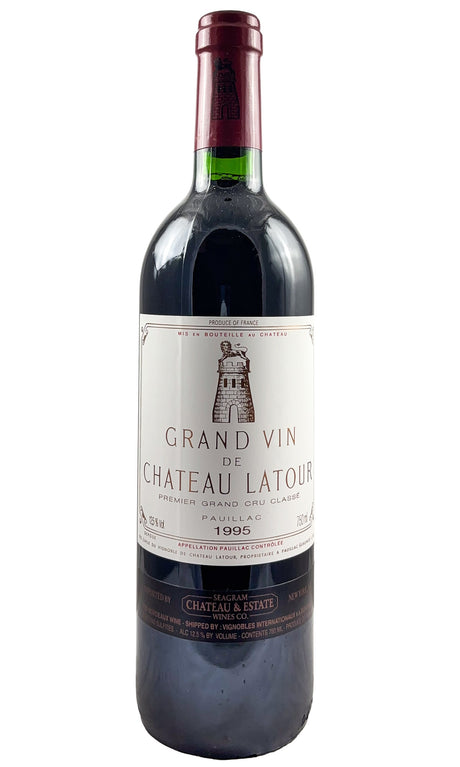 Bottle of Chateau Latour, Pauillac, 1995 - Red Wine - Flatiron Wines & Spirits - New York