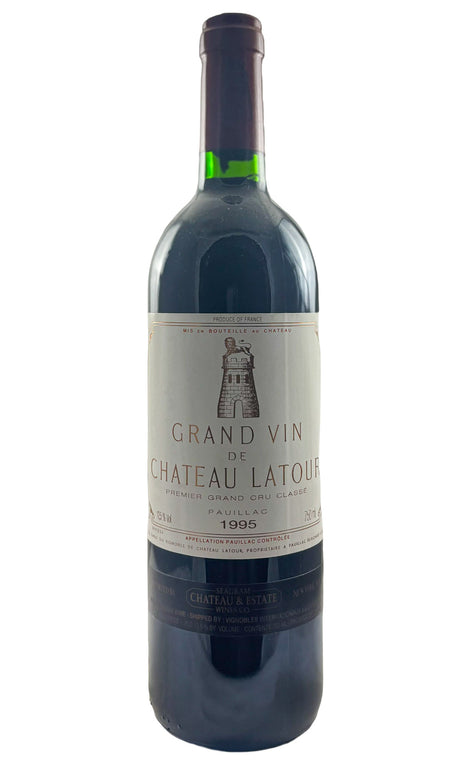 Bottle of Chateau Latour, Pauillac, 1995 - Red Wine - Flatiron Wines & Spirits - New York