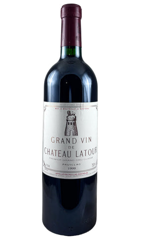 Bottle of Chateau Latour, Pauillac, 1999 (Back label damaged) - Red Wine - Flatiron Wines & Spirits - New York
